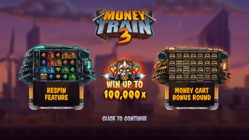 Money Train 3 online pokie by Relax Gaming — in-game view